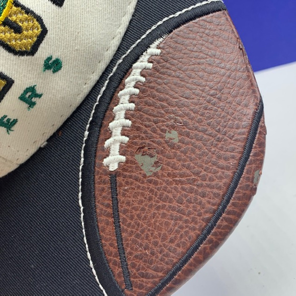 Green Bay Packers super bowl hat xxxi leather ball - Picture 2 of 5